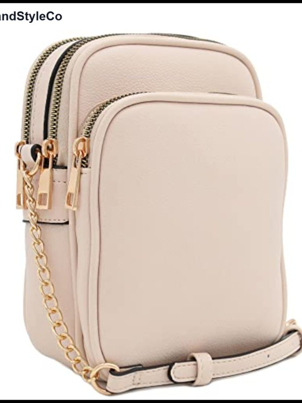 PU Leather Multi Pocket Casual Crossbody Bag with Adjustable Strap